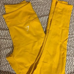 Gymshark Dreamy 2.0 medium yellow leggings